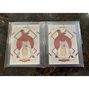 Lot Of 2 JD Martinez Cards Boston Red Sox No 82 National Treasures 2021 /25